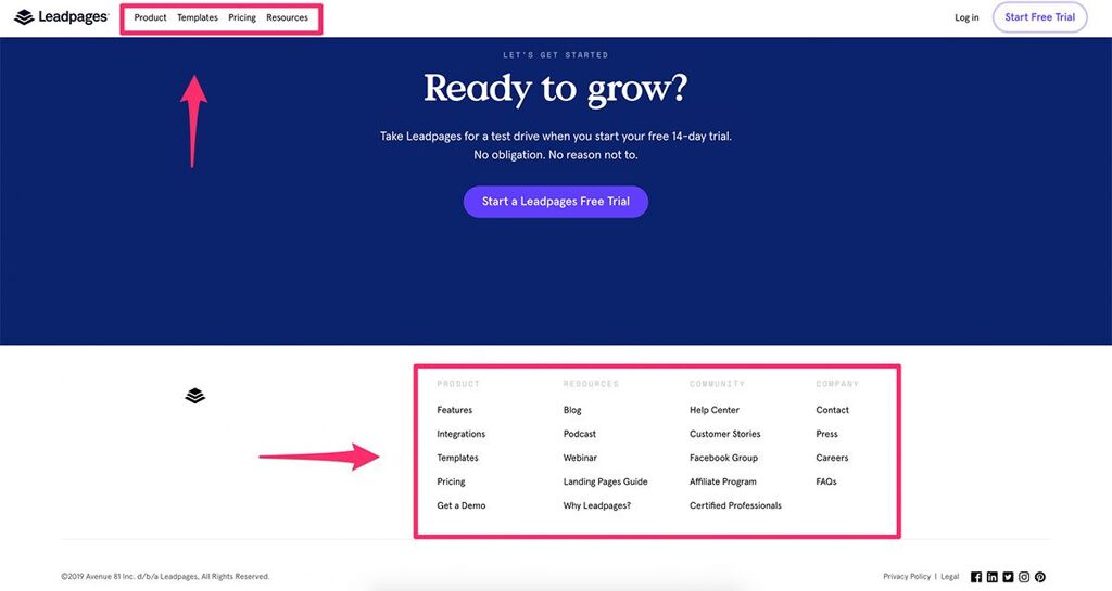 LeadPages - UX Design Principles