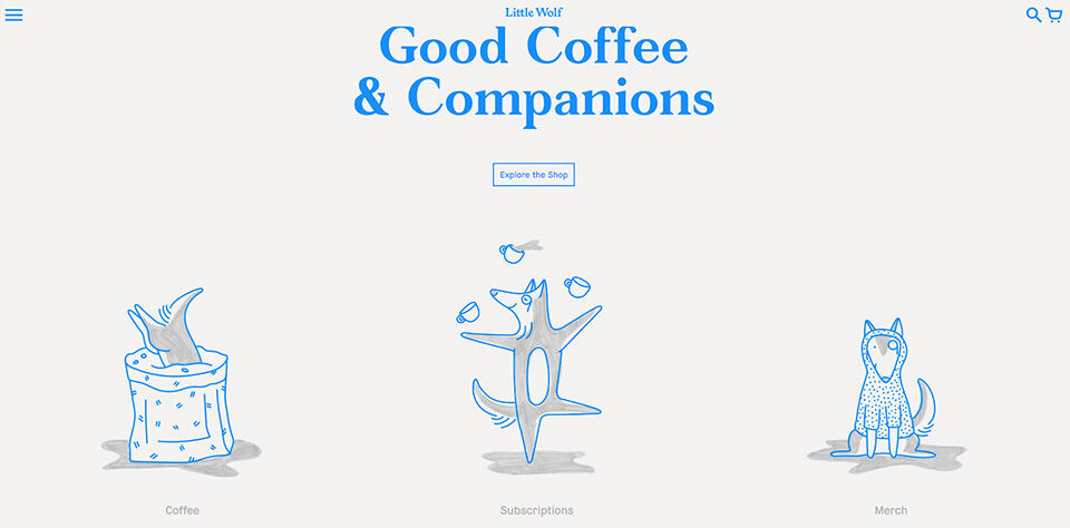 Brand Identity Examples - Little Wolf