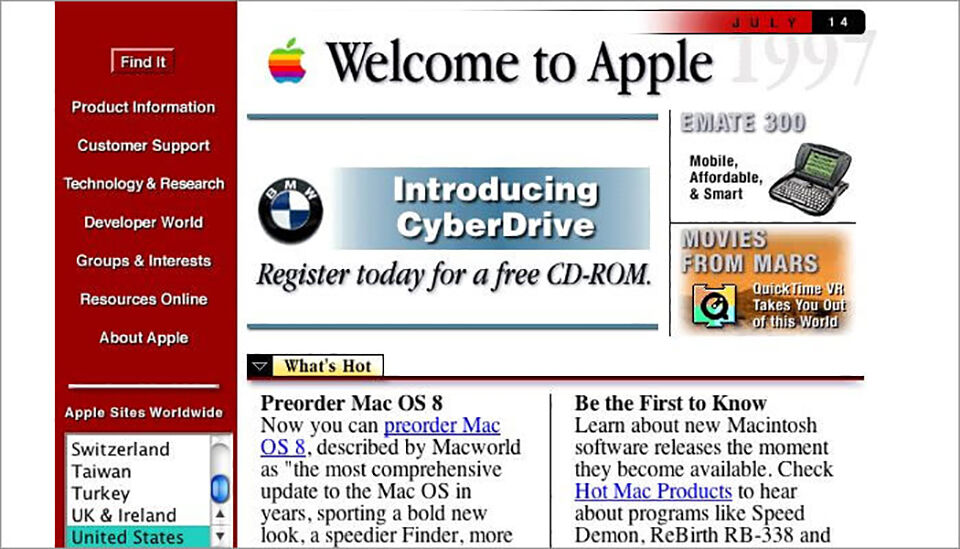 Web Design in the 80s