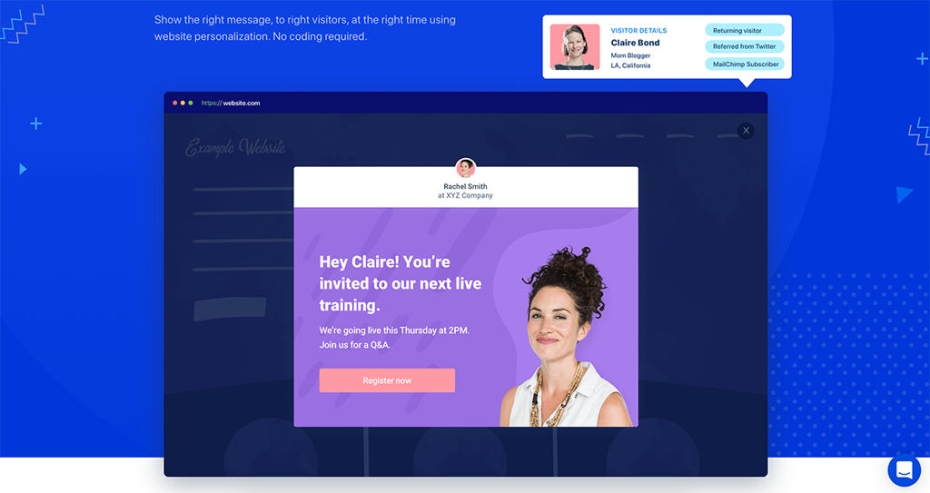 Personalized Call-to-Actions - Website Personalization Examples